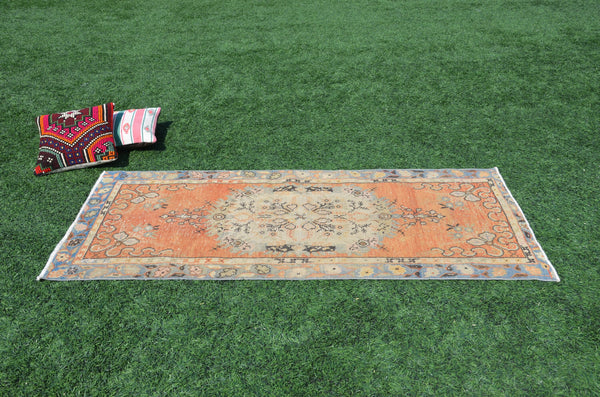 Unique Vintage Turkish Anatolian rug for home decor, area rug, oushak rug boho rug bedroom rug kitchen rug  bathroom rug kilim, rugs 6x3, 665059