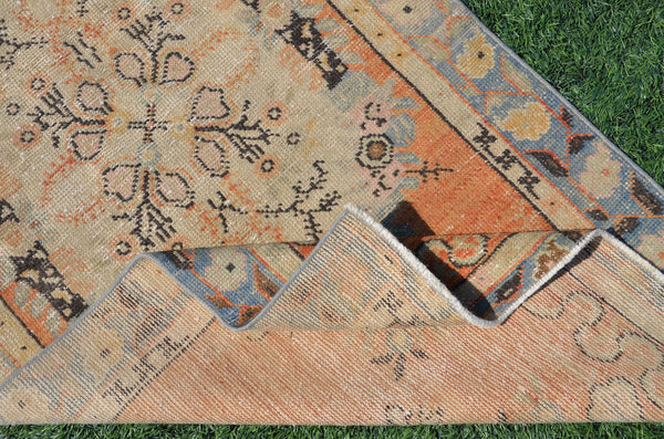 Unique Vintage Turkish Anatolian rug for home decor, area rug, oushak rug boho rug bedroom rug kitchen rug  bathroom rug kilim, rugs 6x3, 665059