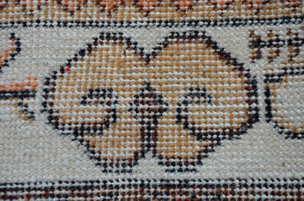 Turkish Handmade Vintage Anatolian rug for home decor, area rug, oushak rug boho rug bedroom rug kitchen rug  bathroom rug kilim, rugs 4x7, 666203