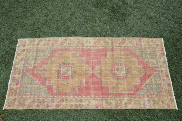 Handmade Anatolian Turkish rug for home decor, Vintage rug, area rug bedroom rug kitchen rug bathroom rug kilim rug handmade, rugs 4x8, 665408