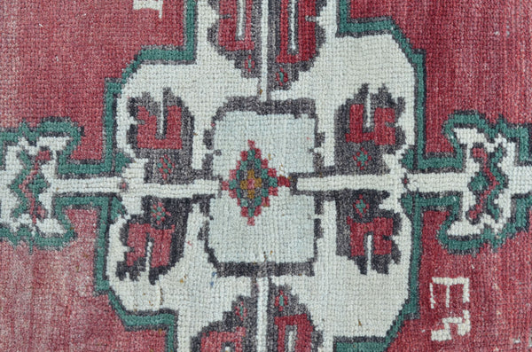 Natural Turkish Vintage small area rug doormat for home decor, bathroom rug, area oushak rug bathroom mat kitchen rug kilim rug, rug 2,9X1,4, 664700
