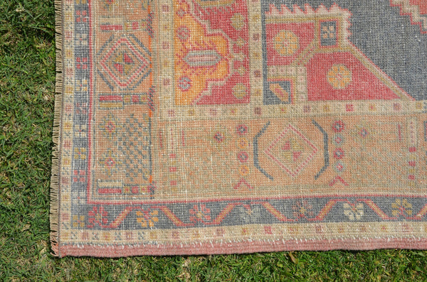 Natural Vintage Turkish Anatolian rug for home decor, area rug, oushak rug boho rug bedroom rug kitchen rug  bathroom rug kilim, rugs 8x4, 664403