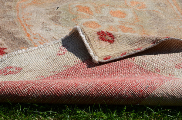 Unique Turkish large Vintage rug for home decor, oversize rug, area rug oushak rug boho rug bedroom rug kitchen rug  kilim rug, rugs 11x5, 664980