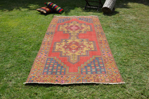 Anatolian Vintage Turkish Natural rug for home decor, area rug, oushak rug boho rug bedroom rug kitchen rug  bathroom rug kilim, rugs 9x4, 664413