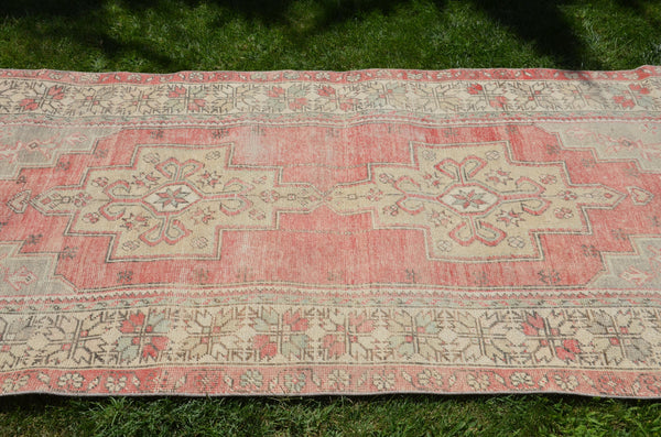 Turkish Handmade Vintage Anatolian rug for home decor, area rug, oushak rug boho rug bedroom rug kitchen rug  bathroom rug kilim, rugs 8x4, 664455