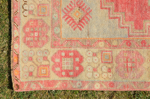 Unique Vintage Turkish Anatolian rug for home decor, area rug, oushak rug boho rug bedroom rug kitchen rug  bathroom rug kilim, rugs 6x3, 664285
