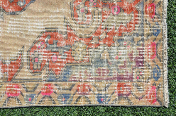 Unique Vintage Turkish Anatolian rug for home decor, area rug, oushak rug boho rug bedroom rug kitchen rug  bathroom rug kilim, rugs 8x4, 665037