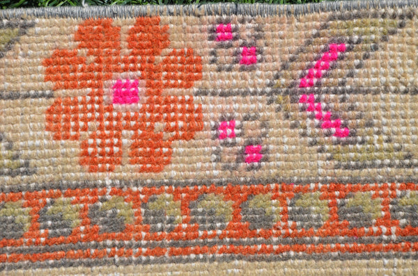 Pink Vintage Turkish Anatolian rug for home decor, area rug, oushak rug boho rug bedroom rug kitchen rug  bathroom rug kilim, rugs 7x4, 665039