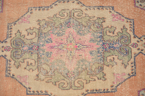Blue Vintage Turkish Anatolian rug for home decor, area rug, oushak rug boho rug bedroom rug kitchen rug  bathroom rug kilim, rugs 8x4, 665040