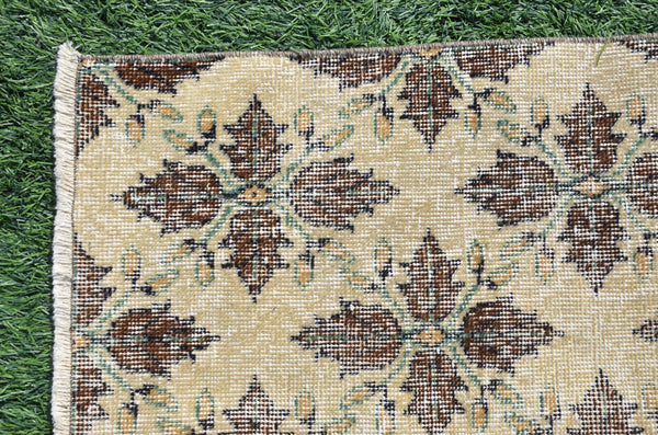 handmade oushak Turkish rug for home decor, Vintage rug, area rug boho rug bedroom rug kitchen rug bathroom rug kilim rug handmade, rugs 7x4, 665082