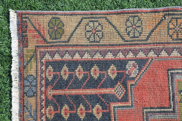 Unique Vintage Turkish Anatolian rug for home decor, area rug, oushak rug boho rug bedroom rug kitchen rug  bathroom rug kilim, rugs 8x4, 665085