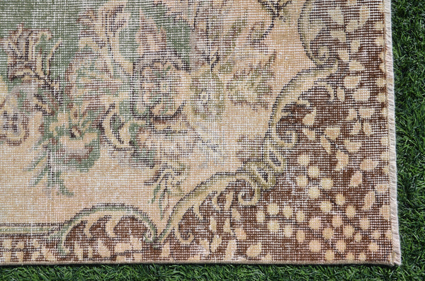 Unique Turkish large Vintage rug for home decor, oversize rug, area rug oushak rug boho rug bedroom rug kitchen rug  kilim rug, rugs 9x5, 665256