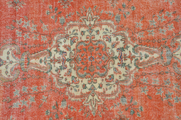 Natural Turkish large Vintage rug for home decor, oversize rug, area rug oushak rug boho rug bedroom rug kitchen rug  kilim rug, rugs 9x6, 665253