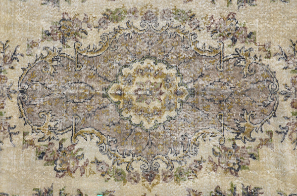 Unique Turkish large Vintage rug for home decor, oversize rug, area rug oushak rug boho rug bedroom rug kitchen rug  kilim rug, rugs 10x6, 665262