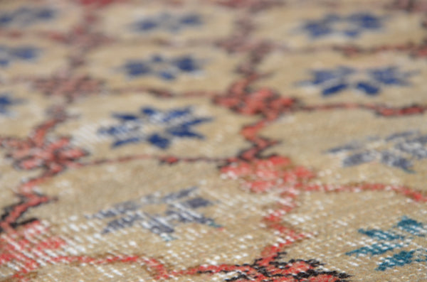 Hand knotted Turkish large Vintage rug for home decor, oversize rug, area rug oushak rug boho rug bedroom kitchen rug  kilim rug, rugs 8x5, 665208