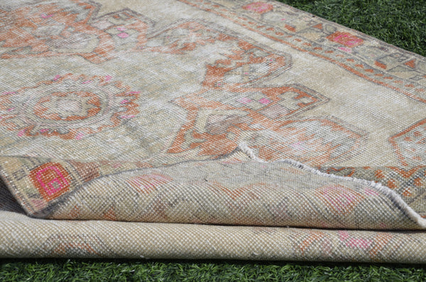 Vintage Turkish Anatolian unique rug for home decor, area rug, oushak rug boho rug bedroom rug kitchen rug  bathroom rug kilim, rugs 8x4, 665283