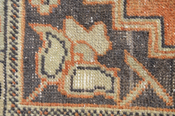 Unique Vintage Turkish runner rug for home decor, area rug, Anatolian oushak rug bedroom rug kitchen rug  bathroom rug kilim,  8'6" x 2'5", 665267