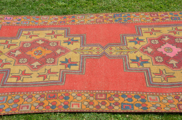 Anatolian Vintage Turkish Natural rug for home decor, area rug, oushak rug boho rug bedroom rug kitchen rug  bathroom rug kilim, rugs 9x4, 664413
