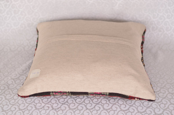 16 x 16 Handmade Decorative Vintage Pillow, %100 Wool, 664849