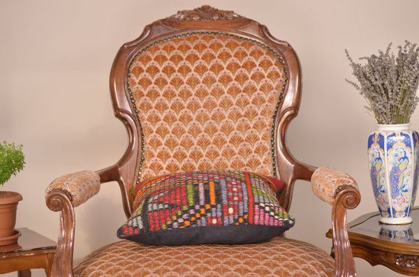 16 x 16 Handmade Decorative  Pillow, %100 Wool, 664865
