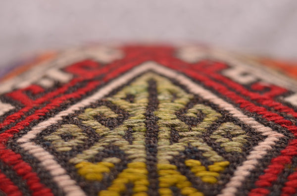 16 x 16 Handmade Turkish Vintage Pillow, %100 Wool, 664867