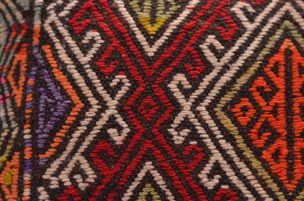 16 x 16 Handmade Turkish Vintage Pillow, %100 Wool, 664867