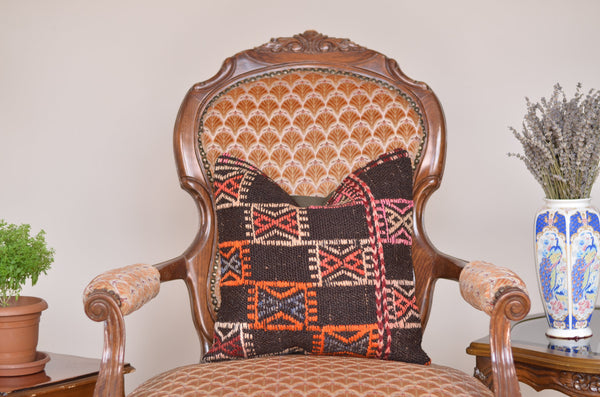 16 x 16 Handmade Decorative  Pillow, %100 Wool, 664875