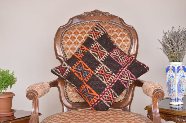 16 x 16 Handmade Decorative  Pillow, %100 Wool, 664875