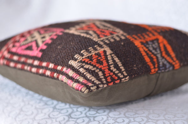 16 x 16 Handmade Decorative  Pillow, %100 Wool, 664875