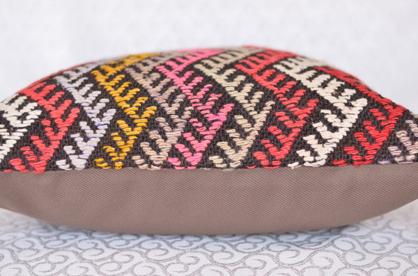 16 x 16 Handmade Decorative Vintage Pillow, %100 Wool, 664876