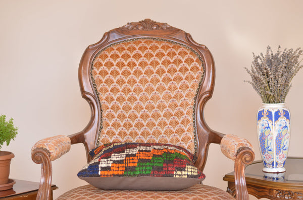 16 x 16 Handmade Decorative  Pillow, %100 Wool, 664886