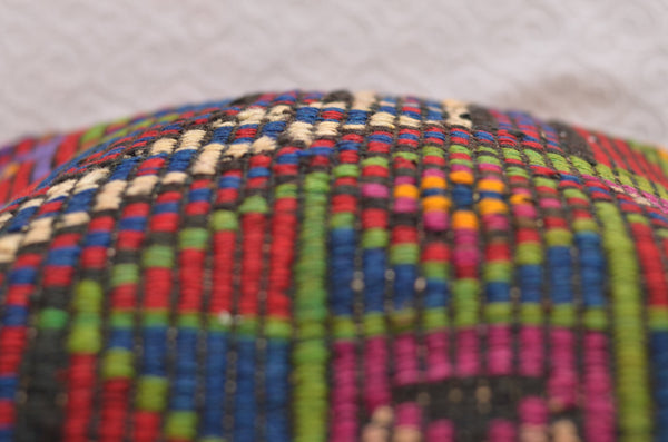 16 x 16 Handmade  Vintage Pillow, %100 Wool, 664911