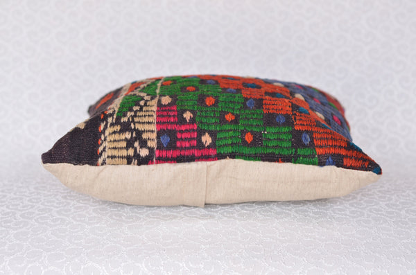 16 x 16 Handmade  Vintage Pillow, %100 Wool, 664913