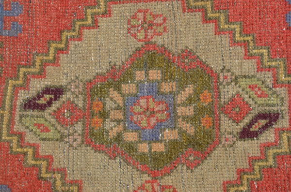 Unique Turkish Vintage small area rug doormat for home decor, bathroom rug, area oushak rug bathroom mat kitchen rug  kilim rug, rug 3,0x1,5, 665101