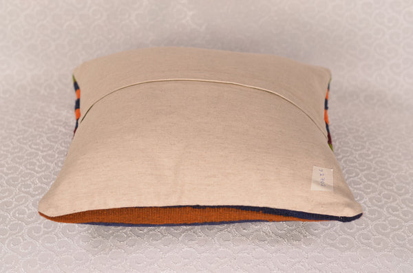 16 x 16 Handmade Turkish Vintage Pillow, %100 Wool, 664927
