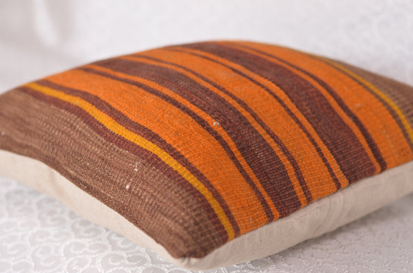 16 x 16 Handmade Turkish Vintage Pillow, %100 Wool, 664937