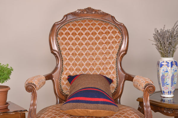 12 X 24  Handmade Turkish Vintage Pillow, %100 Wool, 664943