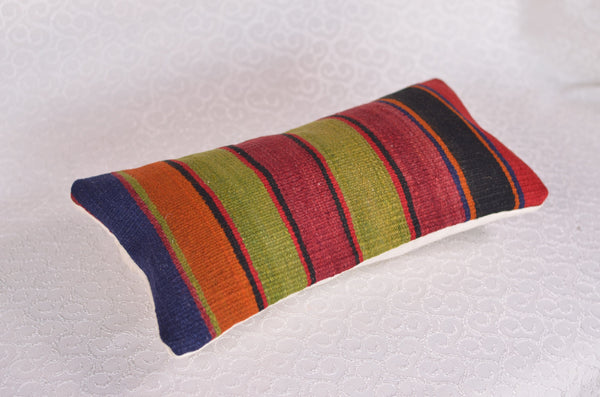 8 x 16 Handmade Turkish Vintage Pillow, %100 Wool, 664947