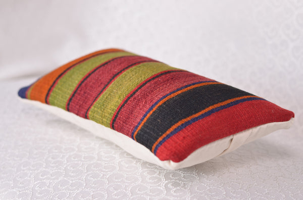8 x 16 Handmade Turkish Vintage Pillow, %100 Wool, 664947