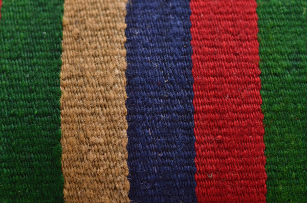 12 x 24 Handmade Turkish Vintage Pillow, %100 Wool, 664952