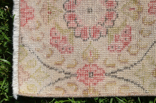 Natural oushak Turkish rug for home decor, Vintage rug, area rug boho rug bedroom rug kitchen rug bathroom rug kilim rugs handmade, rugs 7x4, 664240