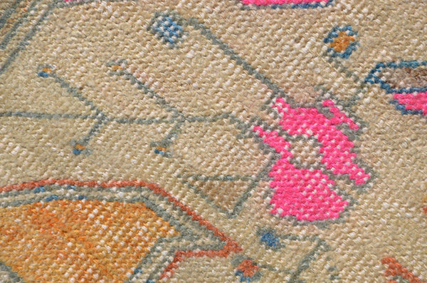 Yellow Vintage Turkish Anatolian rug for home decor, area rug, oushak rug boho rug bedroom rug kitchen rug  bathroom rug kilim, rugs 7x4, 665043