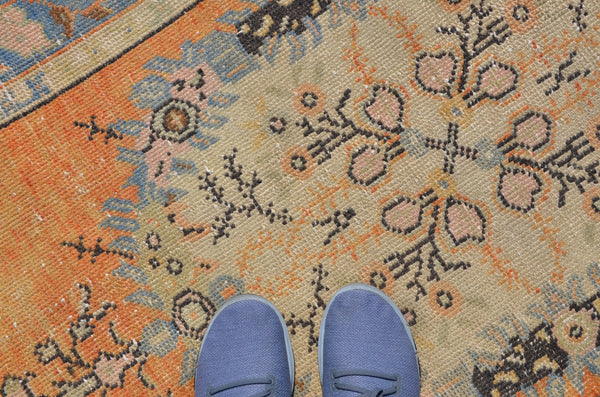 Unique Vintage Turkish Anatolian rug for home decor, area rug, oushak rug boho rug bedroom rug kitchen rug  bathroom rug kilim, rugs 6x3, 665056