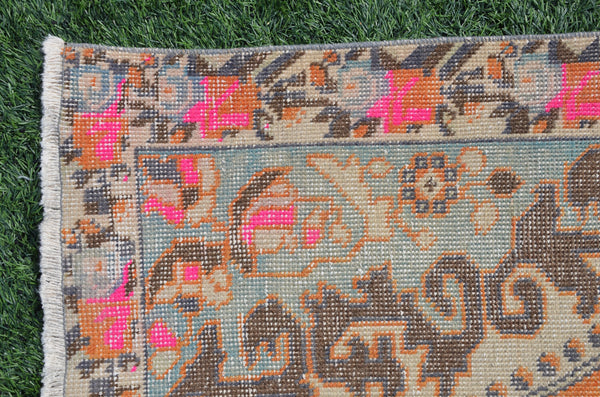 Handmade Vintage Turkish Anatolian rug for home decor, area rug, oushak rug boho rug bedroom rug kitchen rug  bathroom rug kilim, rugs 8x4, 665074