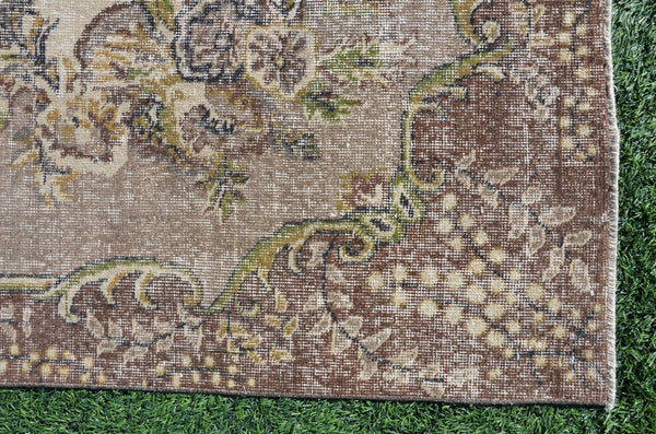 Unique Turkish large Vintage rug for home decor, oversize rug, area rug oushak rug boho rug bedroom rug kitchen rug  kilim rug, rugs 10x6, 665262