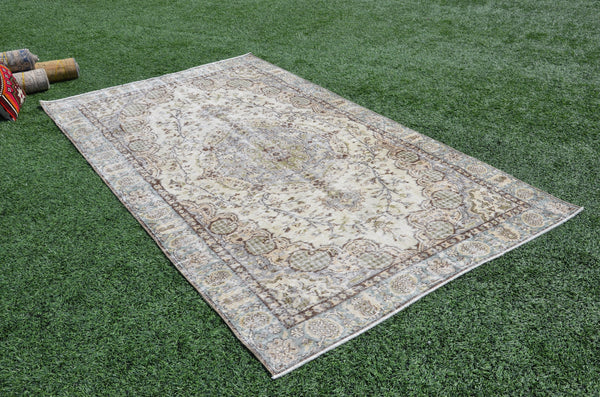 Turkish Handmade large Vintage rug for home decor, oversize rug, area rug oushak rug boho rug bedroom rug kitchen rug  kilim rug, rugs 9x5, 665223