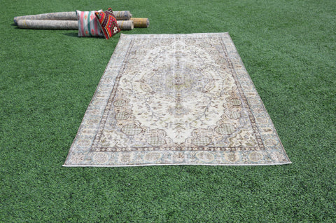 Turkish Handmade large Vintage rug for home decor, oversize rug, area rug oushak rug boho rug bedroom rug kitchen rug  kilim rug, rugs 9x5, 665223