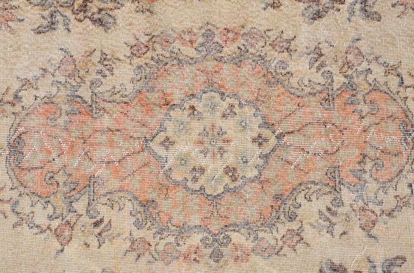 Natural Turkish large Vintage rug for home decor, oversize rug, area rug oushak rug boho rug bedroom rug kitchen rug  kilim rug, rugs 9x5, 665209