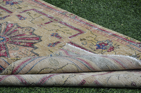 Unique Vintage Turkish Anatolian rug for home decor, area rug, oushak rug boho rug bedroom rug kitchen rug  bathroom rug kilim, rugs 8x4, 665285