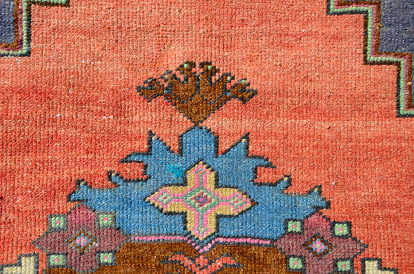 small area Handmade Turkish Vintage rug for home decor, bathroom rug, area rug oushak rug boho rug kitchen rug  kilim rug door mat, rugs 5x3, 665275